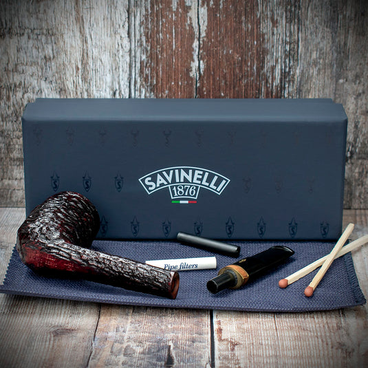 Savinelli | Porto Cervo Rustic Smoking Pipe | Shape 806