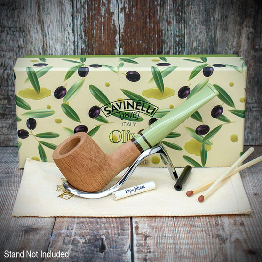 Savinelli Oliva Natural Rustic 106 - 6mm Pipe **DISC**