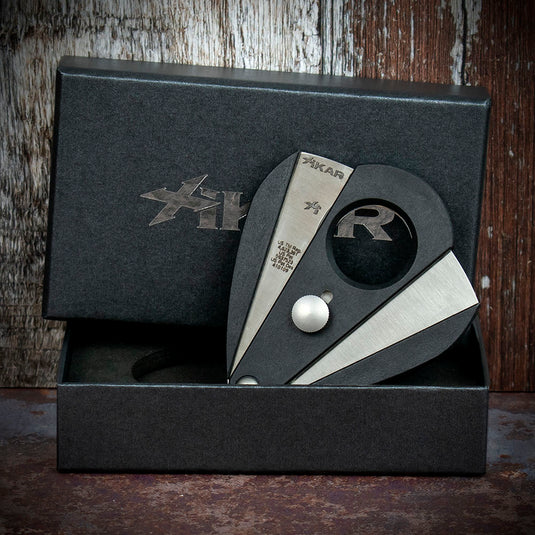 Xikar Xi-2 Black Fibreglass 200BK Double Blade Cigar Cutter