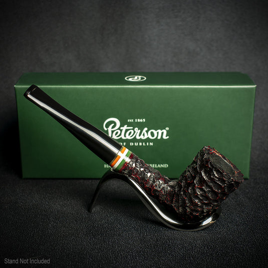 Peterson of Dublin St. Patrick's Day 2026 Rusticated Briar Pipe - Shape 120