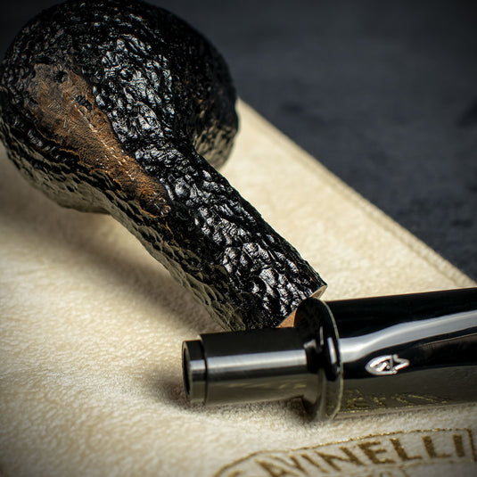 Savinelli Mini Bocch 6mm Briar Pipe - Rustic 128