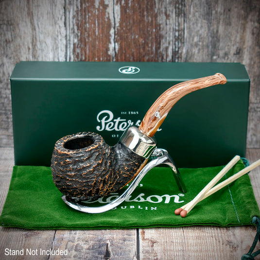 Derry Rusticated Briar Pipe By Peterson of Dublin - Shape XL02 (9mm)