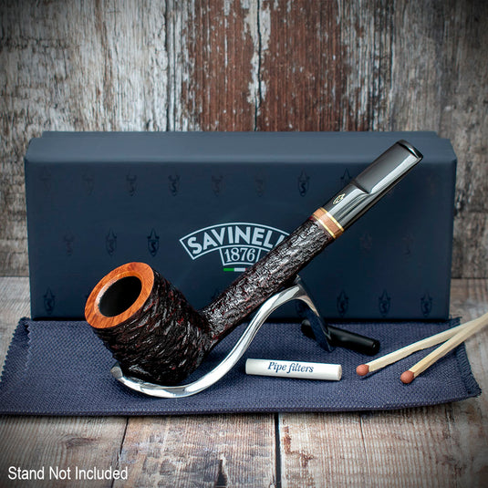 Savinelli | Porto Cervo Rustic Smoking Pipe | Shape 806