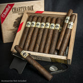 Foundation Cigars Charter Oak Connecticut Broadleaf Petite Corona Cigars - Box of 20