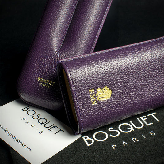 Bosquet EMS Leather Cigar Case (Limited Edition) Violet