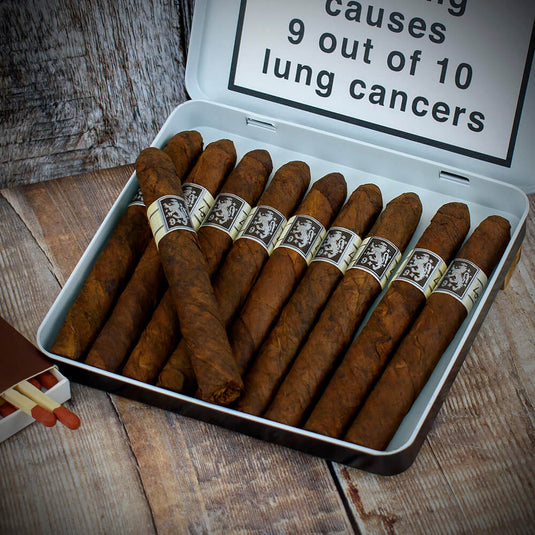 Drew Estate Tin Liga Privada No 9 Coronet Cigars - Tin of 10