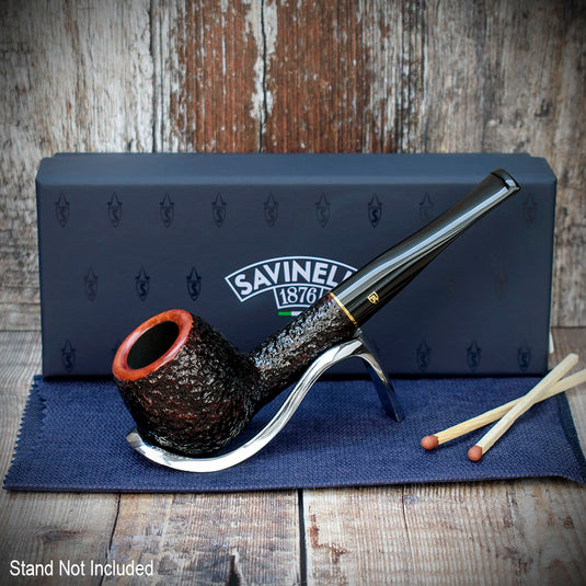 Savinelli Roma 6mm Filter Briar Pipe - Shape No. 207