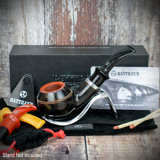 Rattray's Beltanes Fire Briar Smoking Pipe - Grey