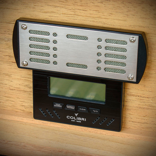 Colibri Quasar Desktop Humidor Grey 40-45 Cigars