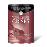 Yorkshire Crisps Cheddar & Caramelised Onion Chutney Crisps - 100g Tub