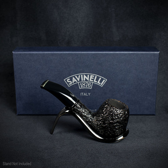Savinelli Mini Bocch 6mm Briar Pipe - Rustic 626