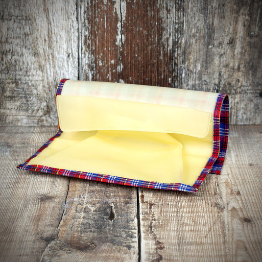 Scotch Plaid (Tartan) Pipe Tobacco Pouch - Blue