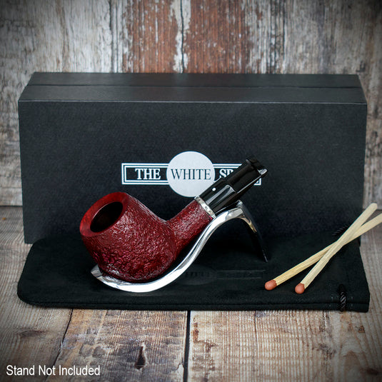 Alfred Dunhill White Spot Briar Smoking Pipe - Ruby Bark 4901