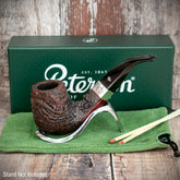 Sherlock Holmes Milverton (Red Sandblast) by Peterson of Dublin Briar Pipe