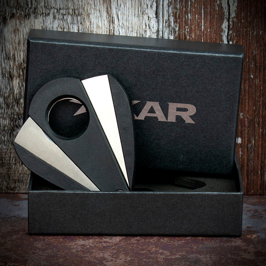 Xikar Xi-2 Black Fibreglass 200BK Double Blade Cigar Cutter