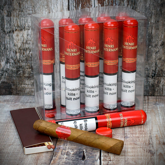 Henri Wintermans Corona Deluxe Sumatra Tubed Cigar - Single