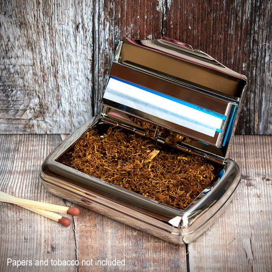 Tobacco Tin Patterned Chrome - TTP05