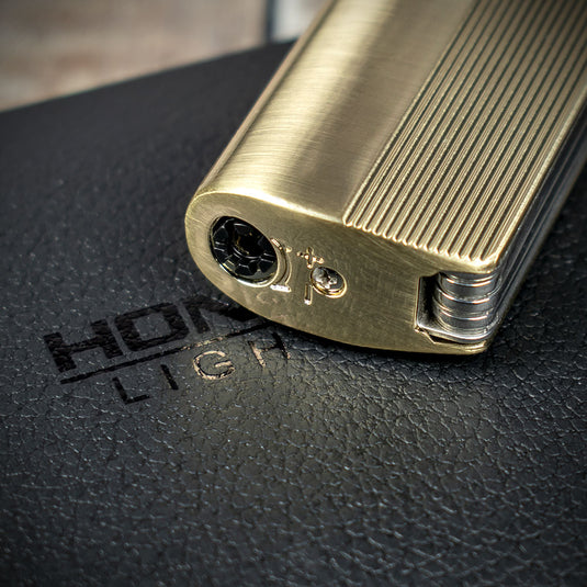 Honest Penryn Pipe Lighter - Gold