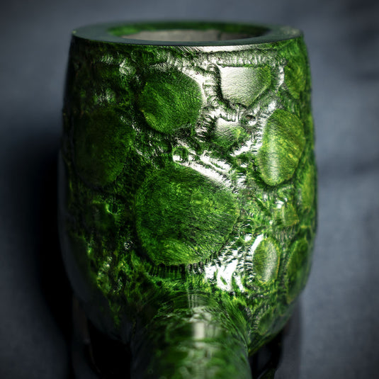 Savinelli Alligator Green 6mm Briar Smoking Pipe - Shape 111