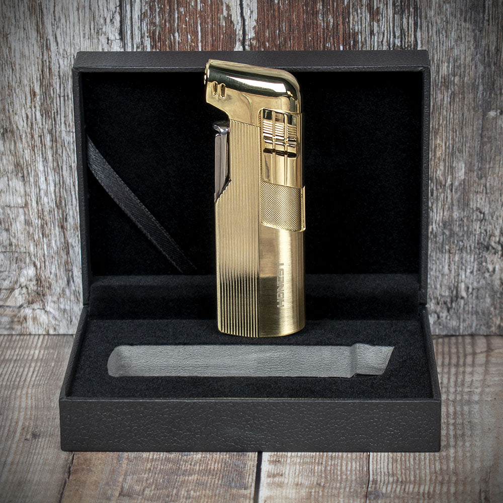 Honest Penryn Pipe Lighter - Gold Smoke-King