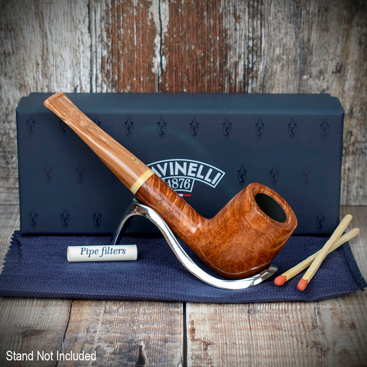 Savinelli | Dolomiti Smooth No.128 | Briar Pipe 9mm