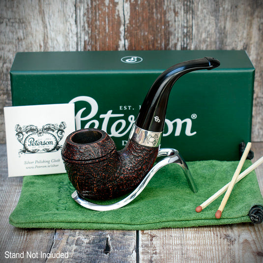 Sherlock Holmes Baskerville (Red Sandblast) by Peterson of Dublin Briar Pipe