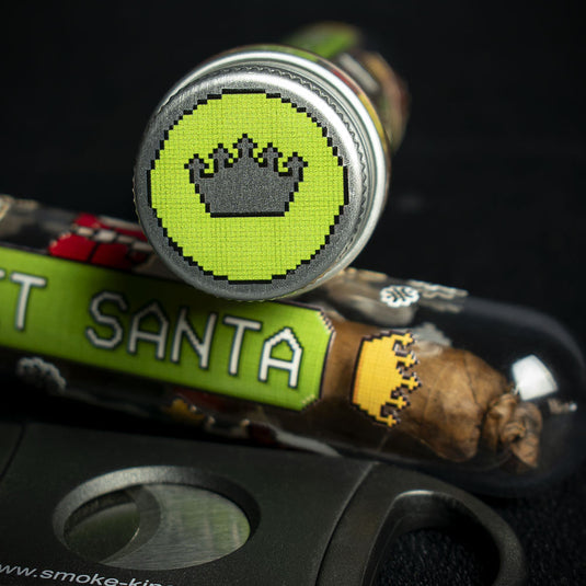 Secret Santa Cigar Gift Tube with Smoke-King cigar cutter