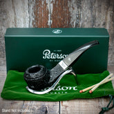 Cara Sandblasted Briar Pipe by Peterson of Dublin - Shape 80s