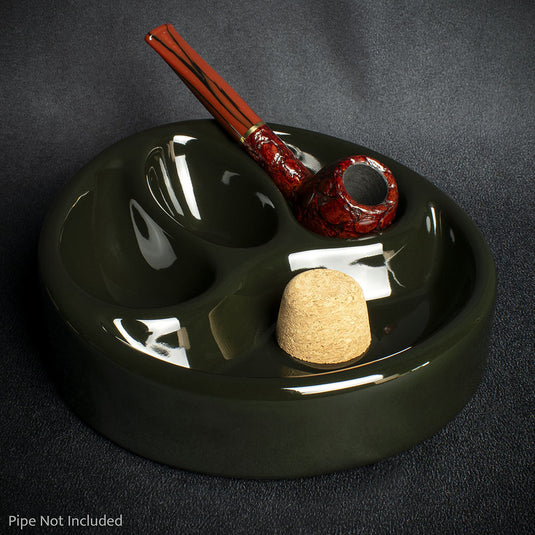 3 Pipe Ashtray Gloss Black