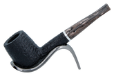 Savinelli Morellina Rustic Black (128R) 6mm - Briar Pipe