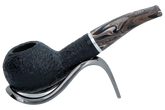 Savinelli Morellina Rustic Black (321R) 6mm - Briar Pipe