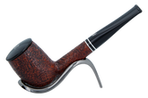 Savinelli Monsieur Brown Sandblast Briar Pipe - Shape No. 111KS (9mm)