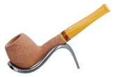 Savinelli Ghibli Rusticated Natural Briar Pipe (207) 6mm Balsa Wood **DISC**Filter
