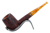 Savinelli Miele Rusticata Brownblast 111 - 6mm Briar Pipe