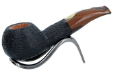 Savinelli Paloma Rustic Black 320 - 6mm Briar Pipe