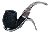 Savinelli Morellina Rustic Black (614R) 6mm - Briar Pipe