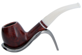 Savinelli Avorio Smooth Burgundy 626 - 6mm Briar Pipe