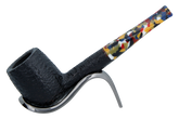 Savinelli | Arlecchino | Rusticated Black 111 | 6mm