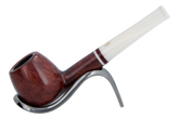 Savinelli Avorio Smooth Burgundy 207 - 6mm Briar Pipe