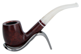Savinelli Avorio Smooth Burgundy 606 - 6mm Briar Pipe