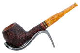 Savinelli Miele Rusticata Brownblast 207 - 6mm Briar Pipe
