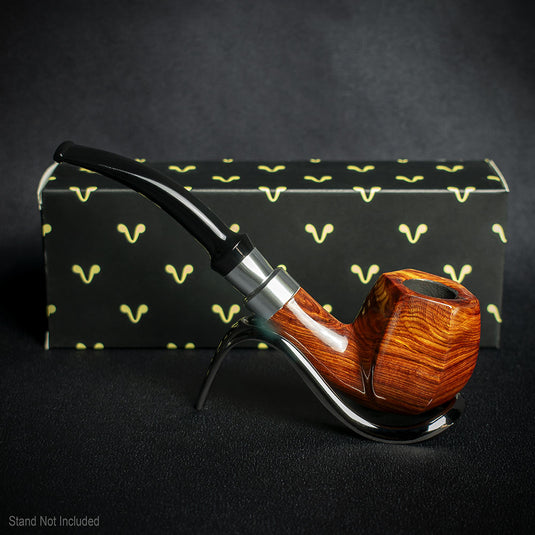 Smoke-King 9mm Rosewood Pipe - Bent