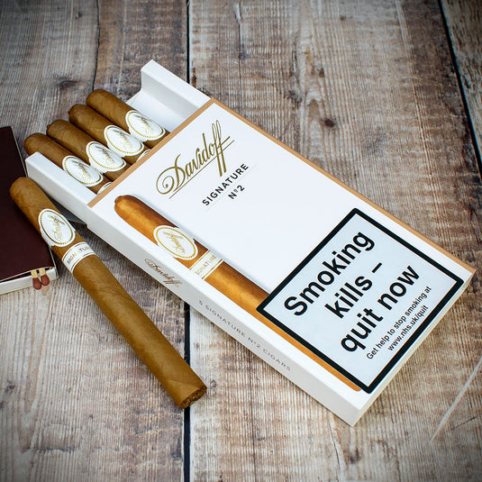 Pack of 5 -Davidoff Signature No. 2 Cigars