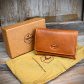 Chacom Small Box Tobacco Pouch - Tan Leather (CC020 H)