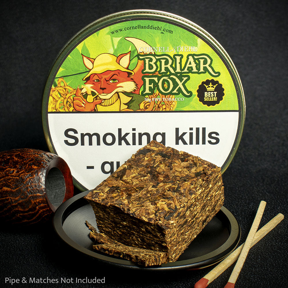 Cornell & Diehl Briar Fox Plug Pipe Tobacco