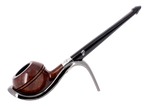 Peterson of Dublin Kildare Silver Mounted BriarSmoking Pipe - Shape 411