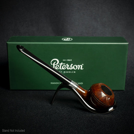 Peterson of Dublin Kildare Silver Mounted BriarSmoking Pipe - Shape 411