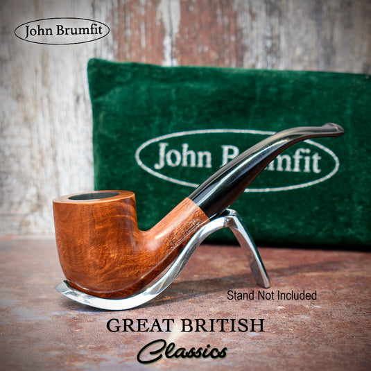 John Brumfit - Great British Classics Briar Smoking Pipe - Bent Pot