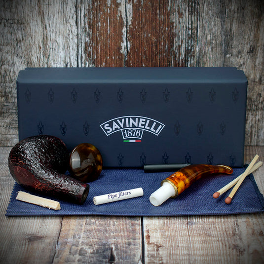 Savinelli Tortuga Rustic Shape No.626 - 6mm Briar Pipe