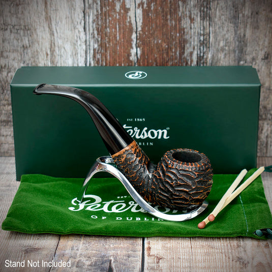 Aran Rusticated Briar Smoking Pipe By Peterson of Dublin - Shape No.03